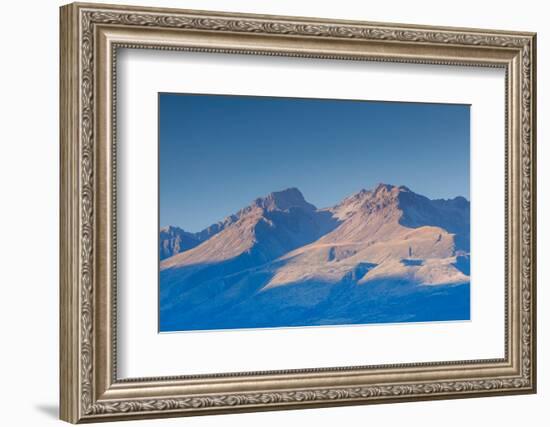 Scenic view of mountain landscape, Aoraki/Mount Cook National Park, Canterbury, South Island, Ne...-null-Framed Photographic Print