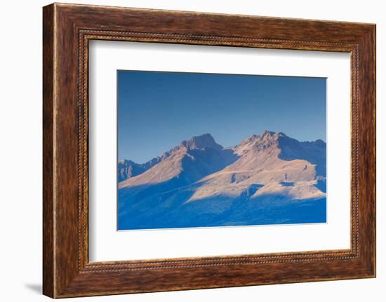 Scenic view of mountain landscape, Aoraki/Mount Cook National Park, Canterbury, South Island, Ne...-null-Framed Photographic Print