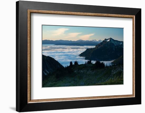 Scenic View of Mountains, Mount Rainier National Park, Washington State, USA-null-Framed Photographic Print