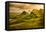 Scenic View of Quiraing Mountains Sunset with Dramatic Sky, Scotland-MartinM303-Framed Premier Image Canvas