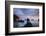 Scenic view of rock formations in the ocean, Haystack Rock, Cannon Beach, Samuel H. Boardman Sta...-Panoramic Images-Framed Photographic Print