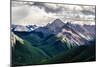 Scenic View of Rocky Mountains Range, Alberta, Canada-MartinM303-Mounted Photographic Print