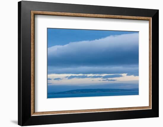 Scenic view of seascape, Nugget Point, The Catlins, Southland, South Island, New Zealand-null-Framed Photographic Print