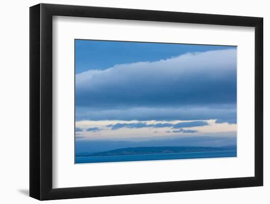 Scenic view of seascape, Nugget Point, The Catlins, Southland, South Island, New Zealand-null-Framed Photographic Print