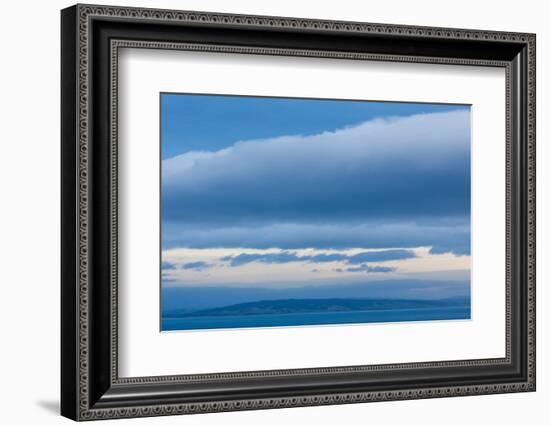 Scenic view of seascape, Nugget Point, The Catlins, Southland, South Island, New Zealand-null-Framed Photographic Print