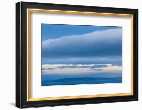 Scenic view of seascape, Nugget Point, The Catlins, Southland, South Island, New Zealand-null-Framed Photographic Print