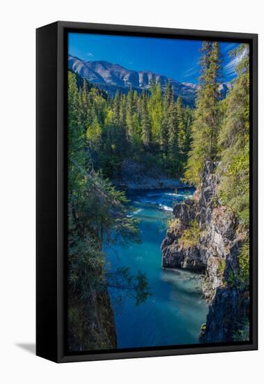 Scenic View Of The Kenai Mountains On The Kenai Peninsula In Southcentral Alaska-null-Framed Premier Image Canvas