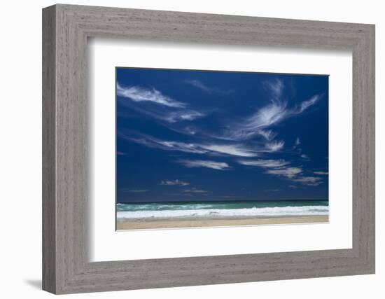 Scenic view of the ocean, Byron Bay, New South Wales, Australia-Panoramic Images-Framed Photographic Print