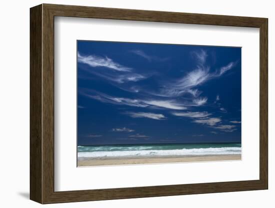 Scenic view of the ocean, Byron Bay, New South Wales, Australia-Panoramic Images-Framed Photographic Print