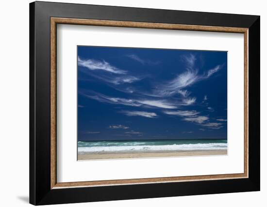 Scenic view of the ocean, Byron Bay, New South Wales, Australia-Panoramic Images-Framed Photographic Print