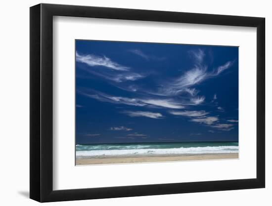 Scenic view of the ocean, Byron Bay, New South Wales, Australia-Panoramic Images-Framed Photographic Print