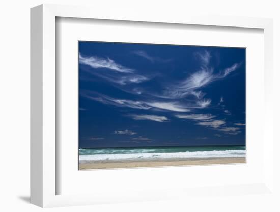 Scenic view of the ocean, Byron Bay, New South Wales, Australia-Panoramic Images-Framed Photographic Print