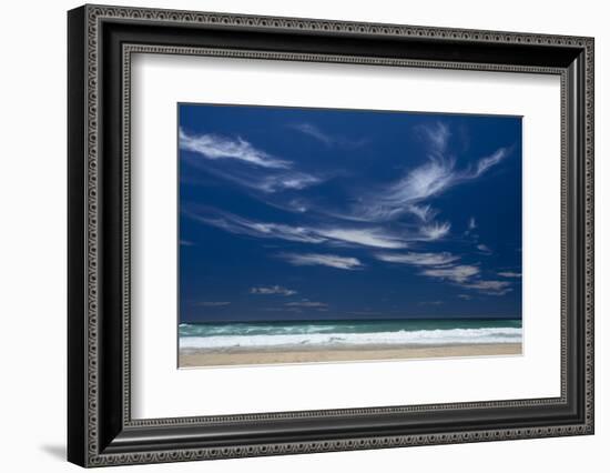 Scenic view of the ocean, Byron Bay, New South Wales, Australia-Panoramic Images-Framed Photographic Print