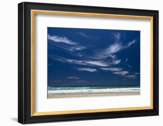 Scenic view of the ocean, Byron Bay, New South Wales, Australia-Panoramic Images-Framed Photographic Print