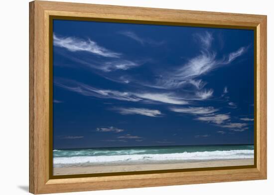 Scenic view of the ocean, Byron Bay, New South Wales, Australia-Panoramic Images-Framed Premier Image Canvas