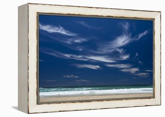 Scenic view of the ocean, Byron Bay, New South Wales, Australia-Panoramic Images-Framed Premier Image Canvas