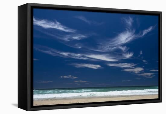 Scenic view of the ocean, Byron Bay, New South Wales, Australia-Panoramic Images-Framed Premier Image Canvas