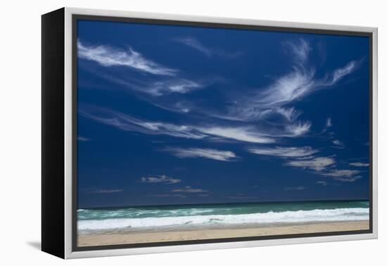 Scenic view of the ocean, Byron Bay, New South Wales, Australia-Panoramic Images-Framed Premier Image Canvas