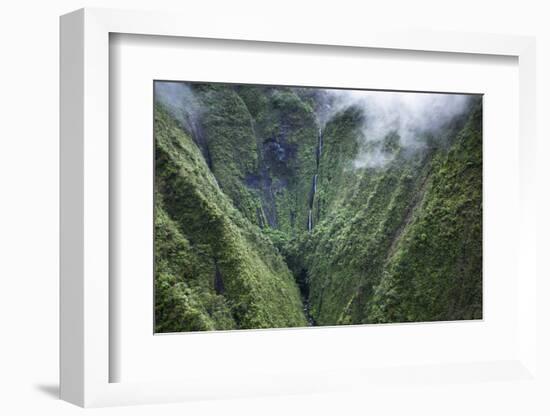 Scenic Views of Kauai's Interior Rain Forests from Above-Micah Wright-Framed Photographic Print