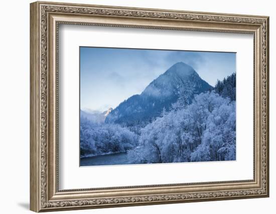 Scenic winter landscape, Gesause National Park, Hieflau, Styria, Austria-Panoramic Images-Framed Photographic Print