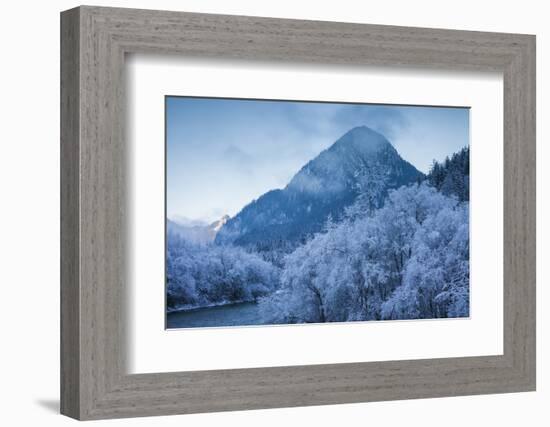 Scenic winter landscape, Gesause National Park, Hieflau, Styria, Austria-Panoramic Images-Framed Photographic Print