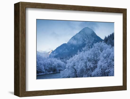 Scenic winter landscape, Gesause National Park, Hieflau, Styria, Austria-Panoramic Images-Framed Photographic Print