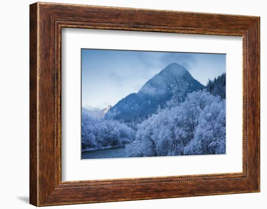 Scenic winter landscape, Gesause National Park, Hieflau, Styria, Austria-Panoramic Images-Framed Photographic Print