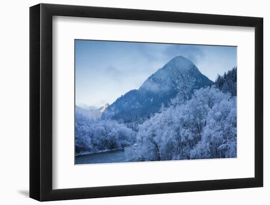 Scenic winter landscape, Gesause National Park, Hieflau, Styria, Austria-Panoramic Images-Framed Photographic Print