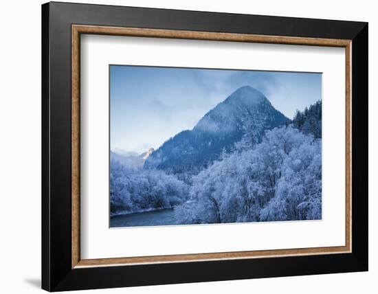 Scenic winter landscape, Gesause National Park, Hieflau, Styria, Austria-Panoramic Images-Framed Photographic Print