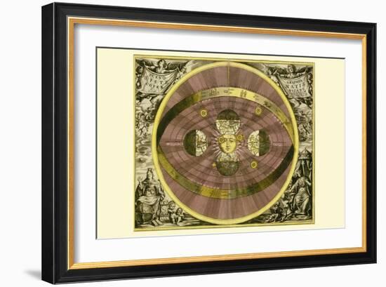 Sceno Systematis Copernicani-Andreas Cellarius-Framed Art Print