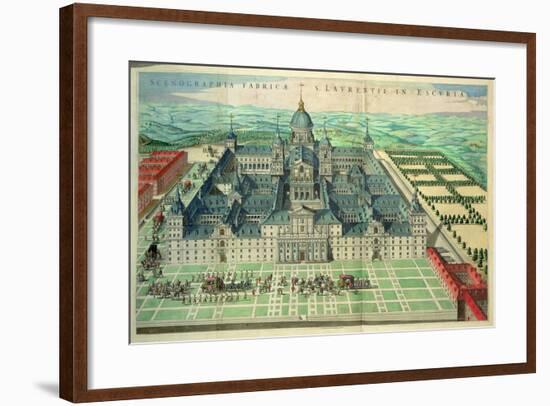 Scenographia Fabricae, the Escorial Monastery in Spain, 1662-null-Framed Giclee Print