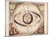 Scenographia Systematis Mundani Ptolemaici, Representation of the Ptolemaic Universe-Andreas Cellarius-Mounted Art Print