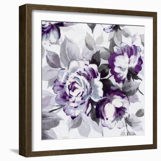 Scent of Roses Plum III-Wild Apple Portfolio-Framed Art Print