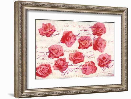 Scent of Roses-Anna Flores-Framed Art Print