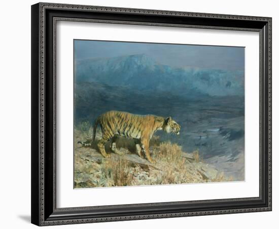 Scenting His Prey-Arthur Wardle-Framed Giclee Print