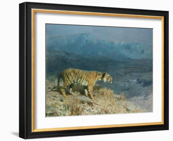 Scenting His Prey-Arthur Wardle-Framed Giclee Print