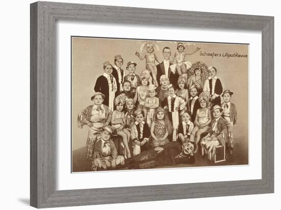 Schaefaer's Midgets, Liliput Revue-null-Framed Art Print