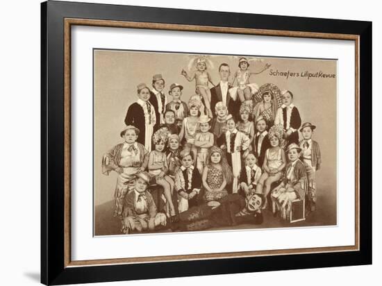 Schaefaer's Midgets, Liliput Revue-null-Framed Art Print