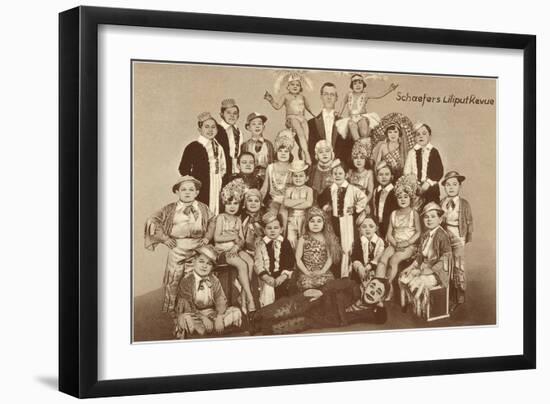 Schaefaer's Midgets, Liliput Revue-null-Framed Art Print