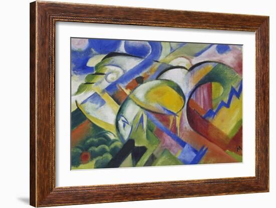 Schaf, 1914-Franz Marc-Framed Giclee Print