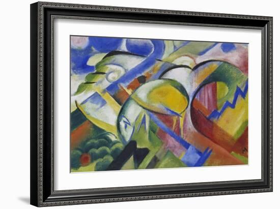 Schaf, 1914-Franz Marc-Framed Giclee Print