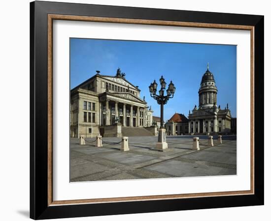 Schauspielhaus (1821), Gendarmenmarkt, Berlin, in the Style of a Greek Temple-Karl Friedrich Schinkel-Framed Giclee Print