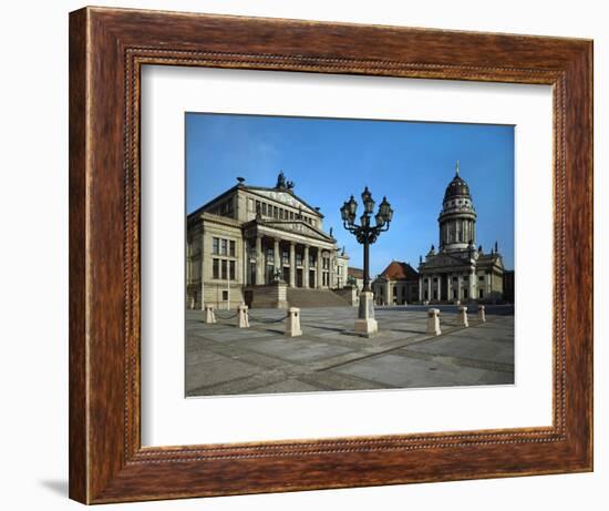 Schauspielhaus (1821), Gendarmenmarkt, Berlin, in the Style of a Greek Temple-Karl Friedrich Schinkel-Framed Giclee Print