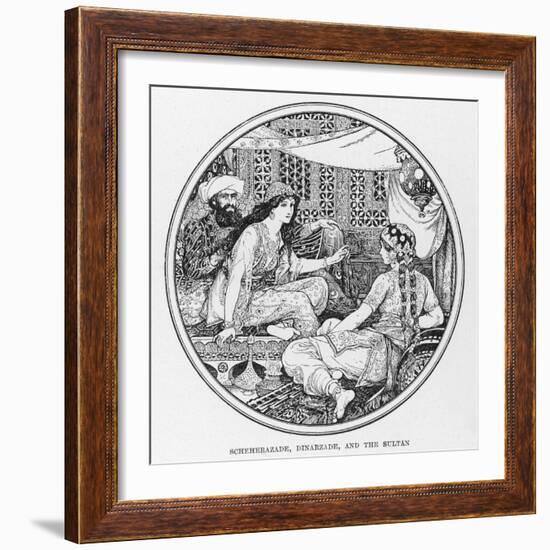 Scheherazade Dinarzade and the Sultan-Henry Justice Ford-Framed Photographic Print