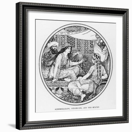 Scheherazade Dinarzade and the Sultan-Henry Justice Ford-Framed Photographic Print