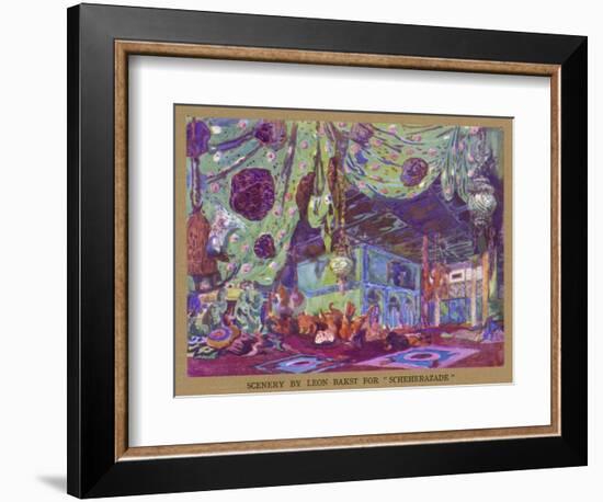 Scheherazade Set Design by Leon Bakst-Leon Bakst-Framed Photographic Print