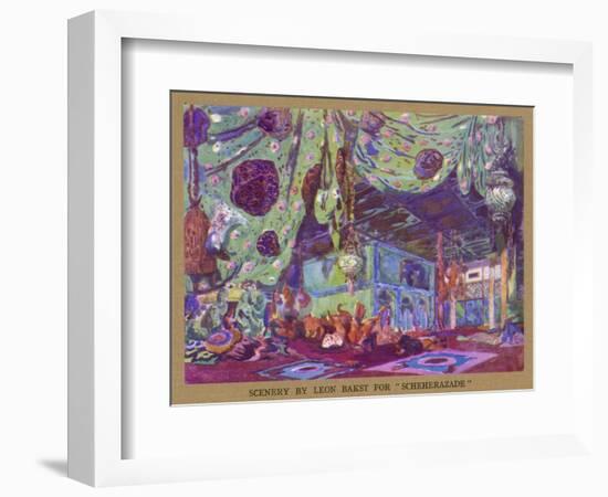 Scheherazade Set Design by Leon Bakst-Leon Bakst-Framed Photographic Print