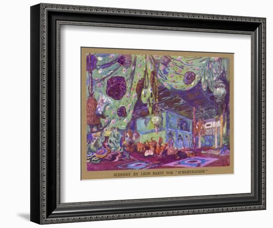 Scheherazade Set Design by Leon Bakst-Leon Bakst-Framed Photographic Print