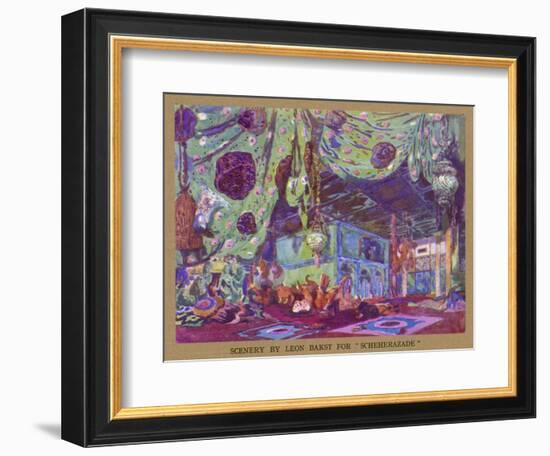 Scheherazade Set Design by Leon Bakst-Leon Bakst-Framed Photographic Print