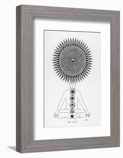 Schematic Representation of the Yogi Performing His Spiritual Exercise-J.f.c. Fuller-Framed Photographic Print